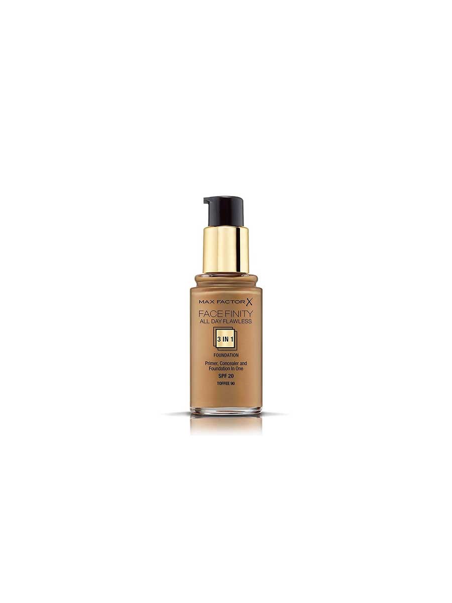 Max Factor Facefinity All Day Flawless 3-in-1 Liquid Foundation 090 Toffee