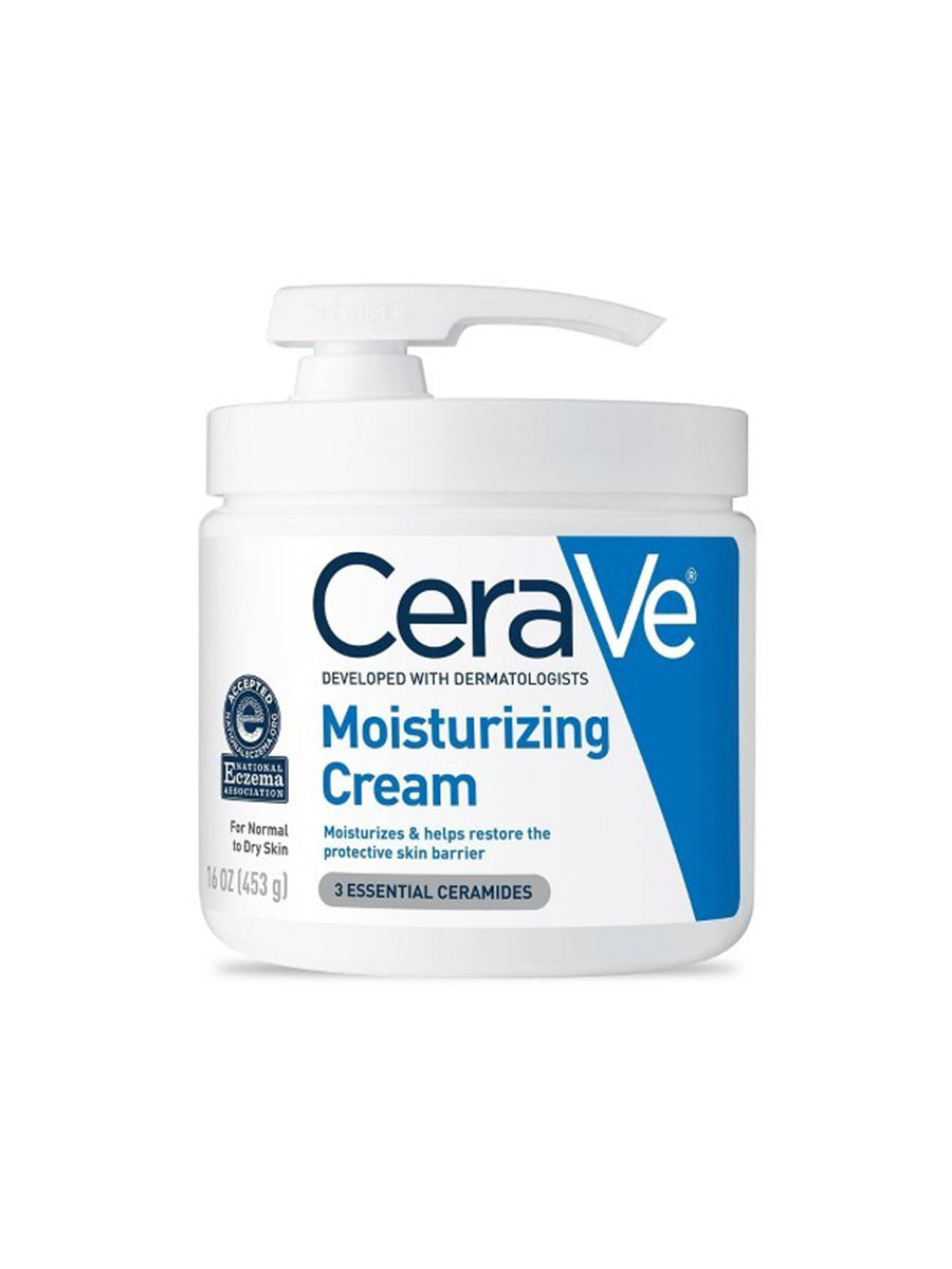 CeraVe Moisturizing Cream Face And Body Moisturizer With Pump 453G