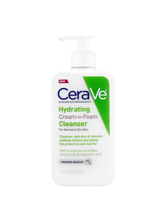 CeraVe Hydrating Cream To Foam Cleanser 355ml