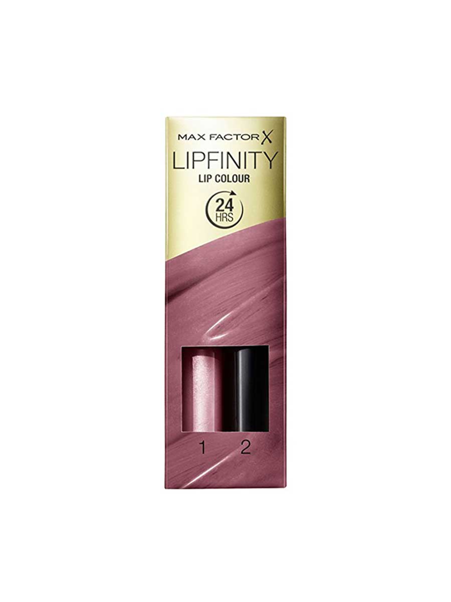 Max Factor Lipfinity Lip Colour Lipstick 2Step Long Lasting 020 Angelic 2.3 ml + 1.9 G