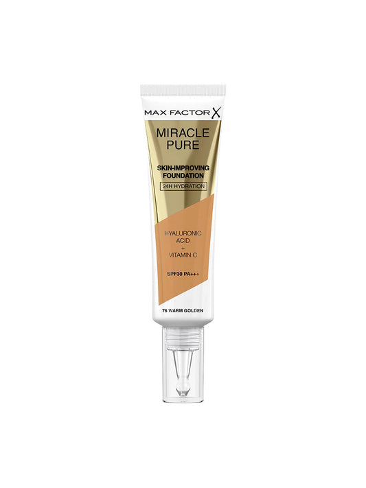 Max Factor Miracle Pure Skin-Improving Foundation 76 Warm Golden