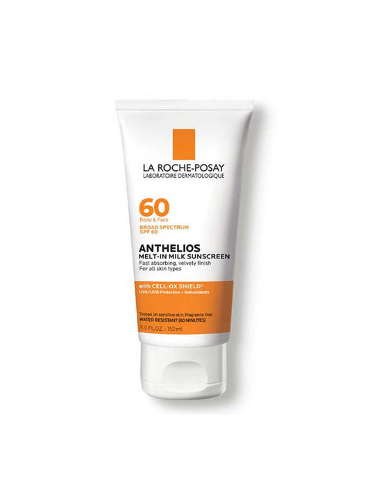 La Roche-Posay Anthelios Sunscreen Melt-In-Milk for Face and Body Sunscreen Lotion SPF 60 150ml